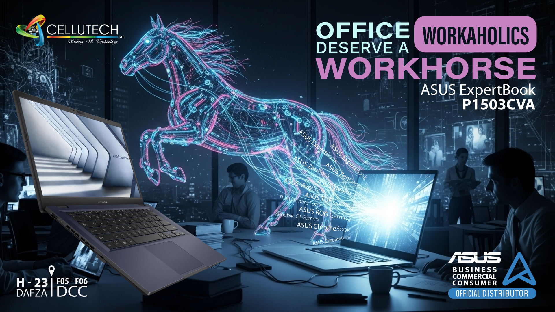 ASUS ExpertBook P1503CVA - OFFICE WORKAHOLICS DESERVE A WORKHORSE